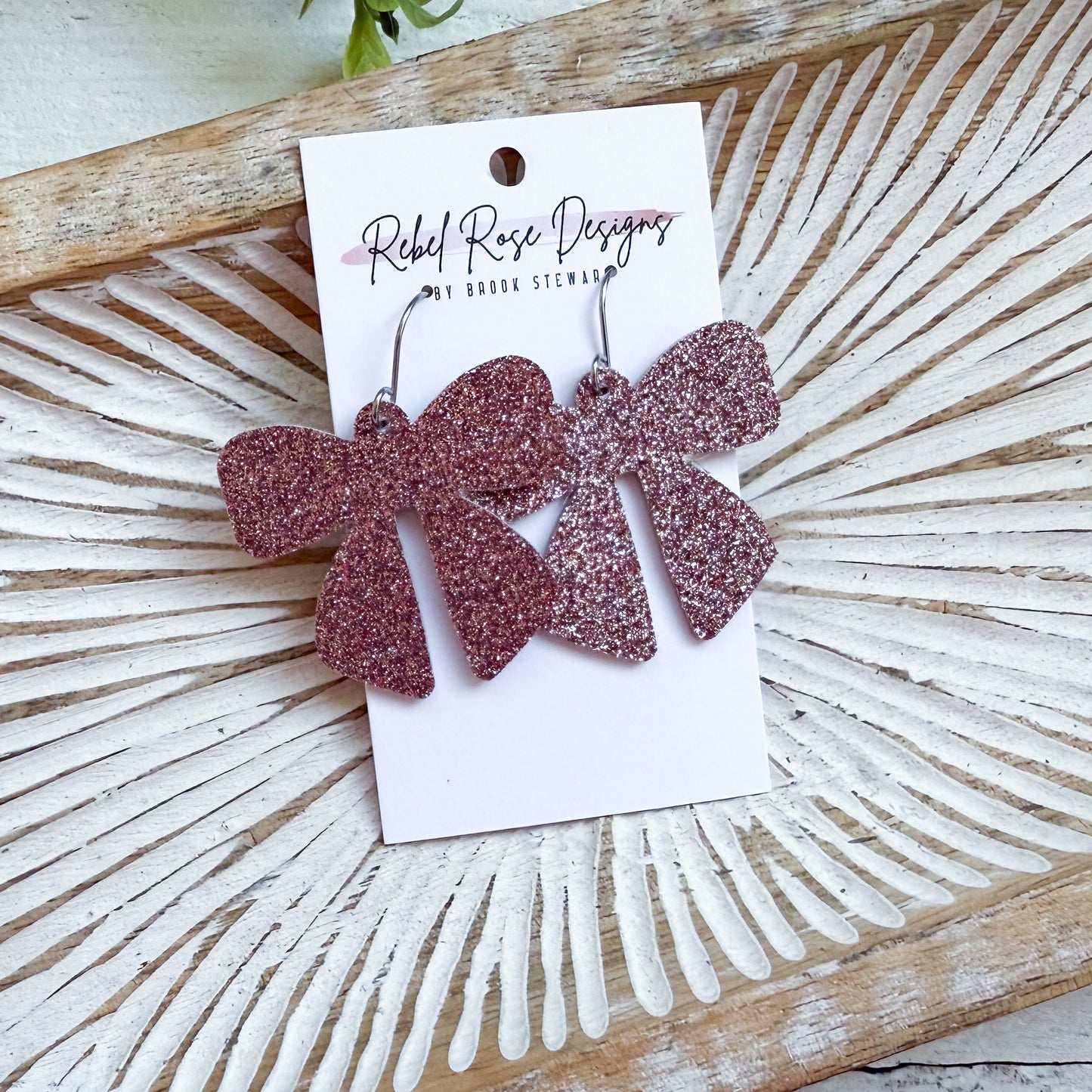 Fancy Chunky Glitter Bows - Valentine Edition