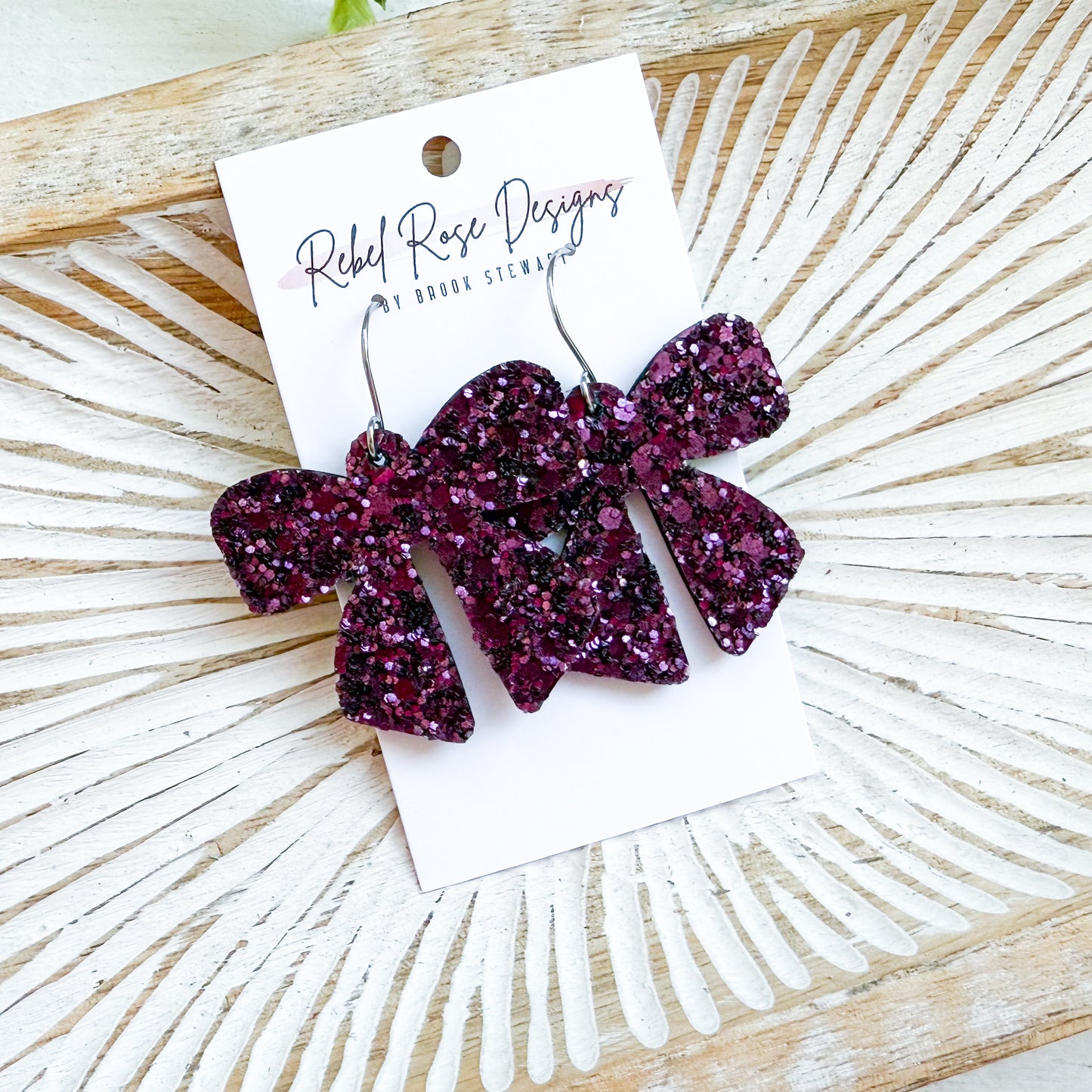 Fancy Chunky Glitter Bows - Valentine Edition