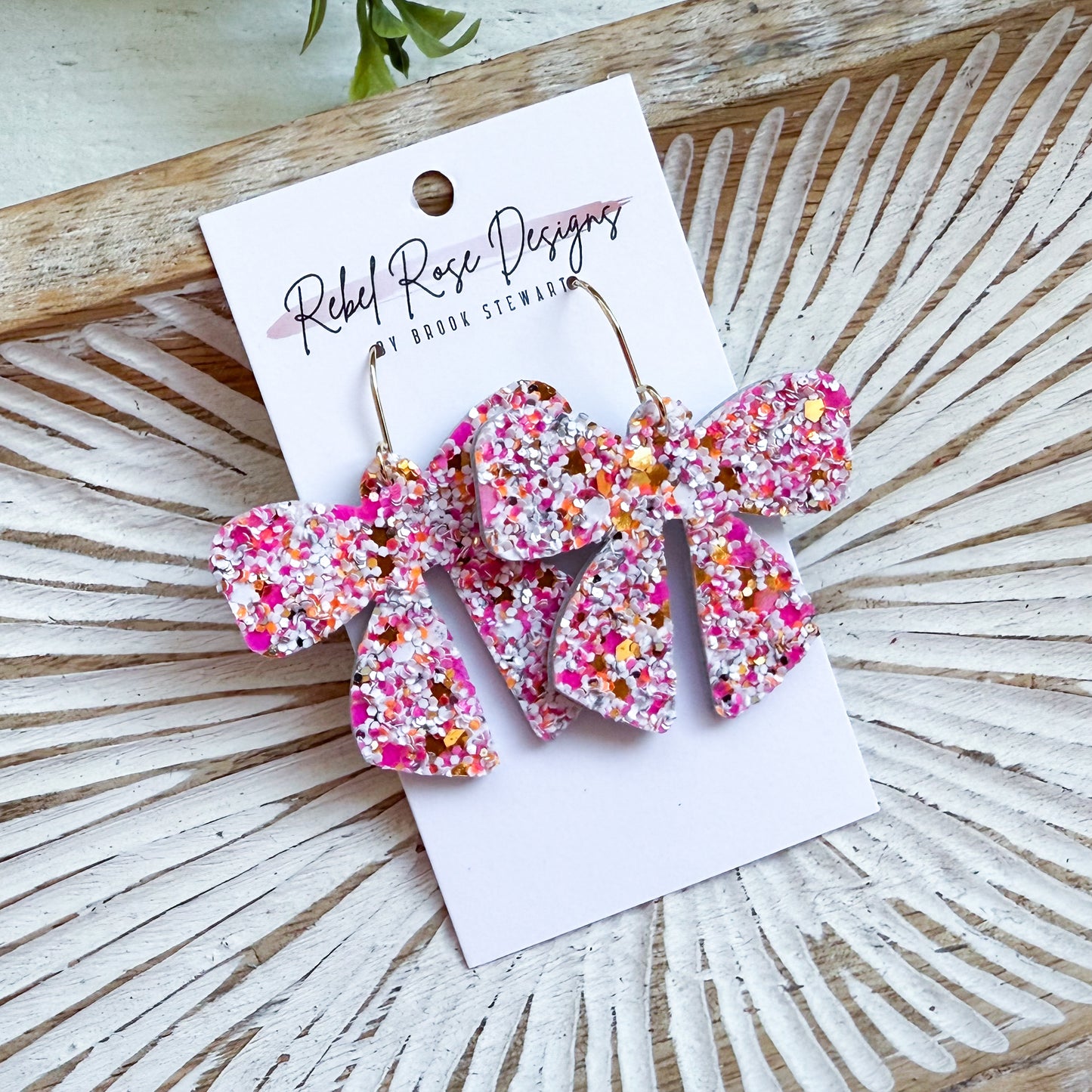 Fancy Chunky Glitter Bows - Valentine Edition
