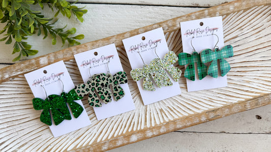 Fancy Chunky Bows - St. Patrick's Edition