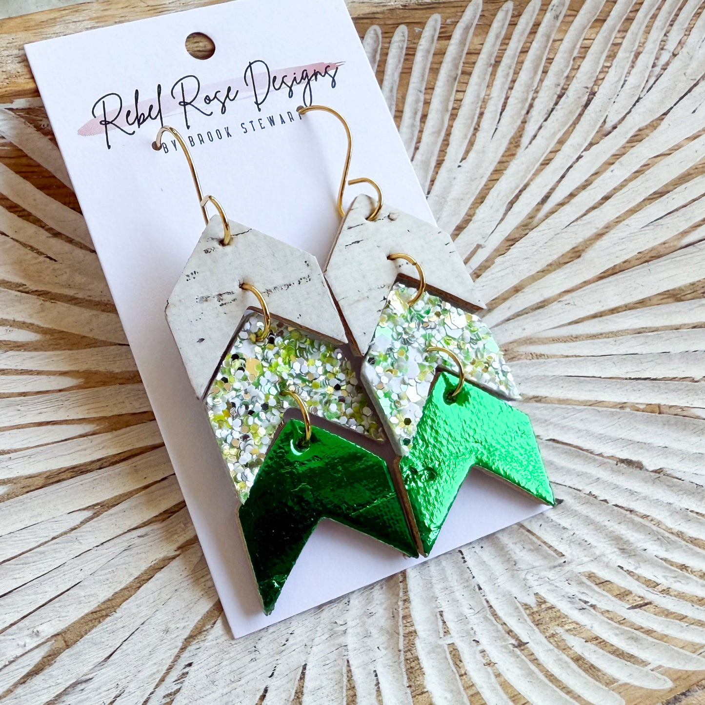 Color Me Green Chevron